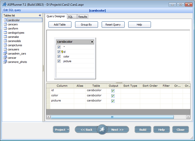Edit SQL Query