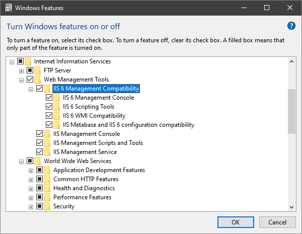 setting up tagspaces on windwos iis