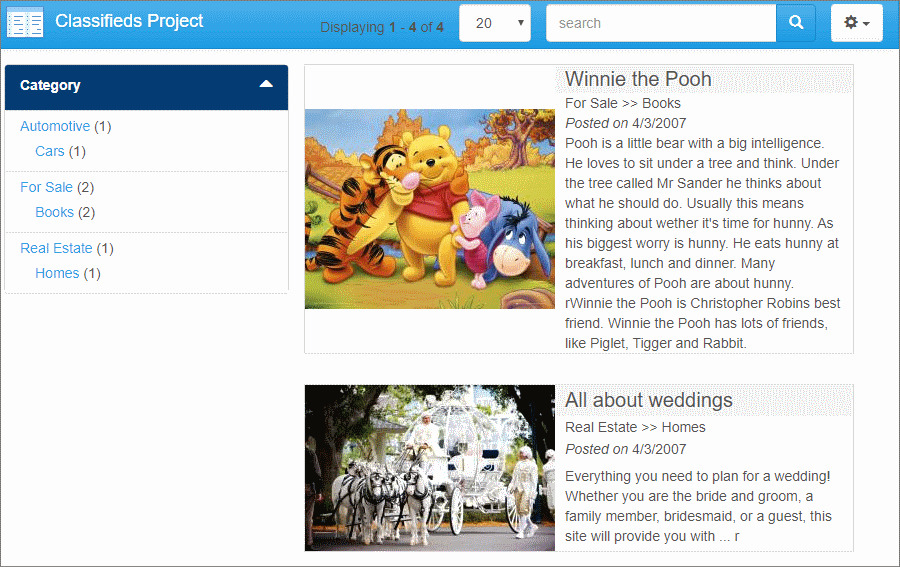 Classified Ads Template