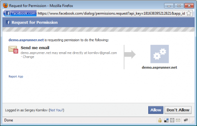 Adding Facebook Connect functionality to your application – Xlinesoft Blog