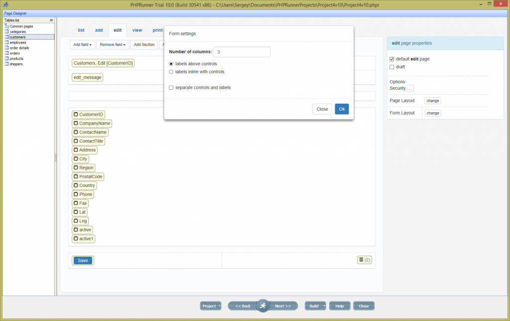 Using multi-column design in version 10 – Xlinesoft Blog