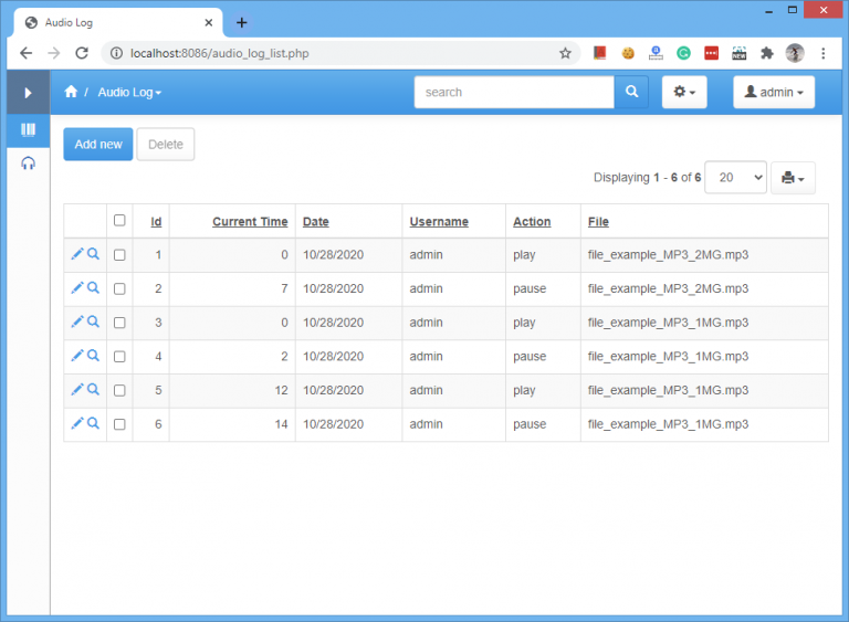 Logging audio playback actions – Xlinesoft Blog