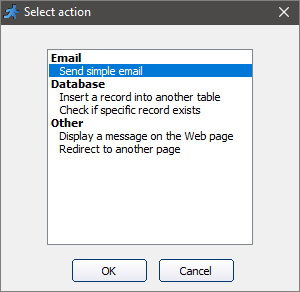 send_simple_email_select_action
